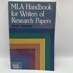 MLA Handbook For Writers Of Research Papers Joseph Gibaldi 1999 Paperback